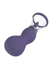 BOMBA RECARREGÁVEL PARA VULVA E SEIOS SENSUAL ROXA PUMPED