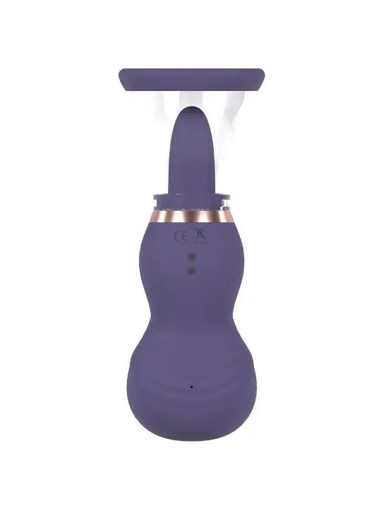 BOMBA RECARREGÁVEL PARA VULVA E SEIOS SENSUAL ROXA PUMPED