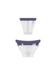 BOMBA RECARREGÁVEL PARA VULVA E SEIOS SENSUAL ROXA PUMPED