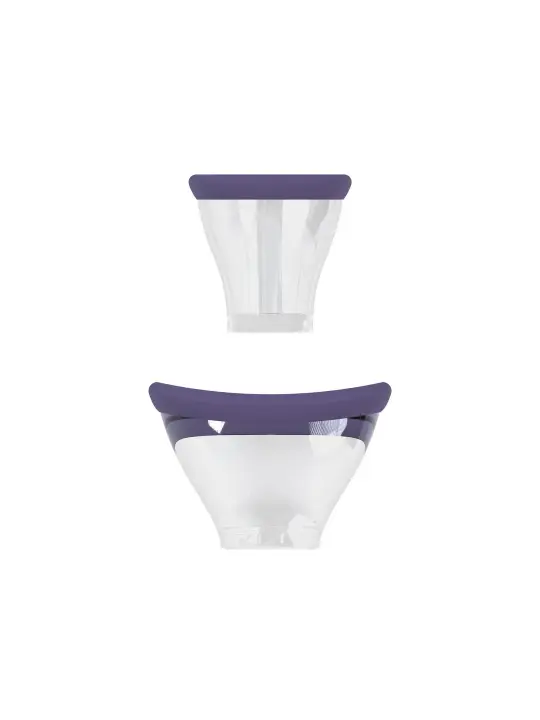 BOMBA RECARREGÁVEL PARA VULVA E SEIOS SENSUAL ROXA PUMPED