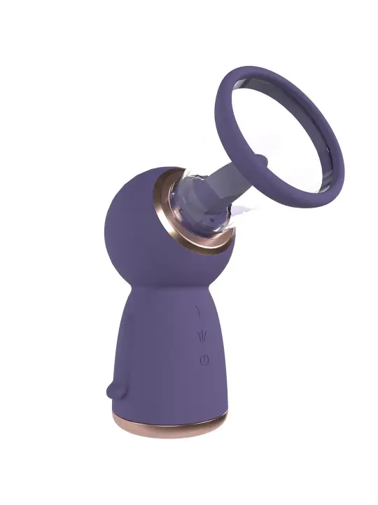 BOMBA PARA VULVA E SEIOS EXQUISITE ROXO PUMPED
