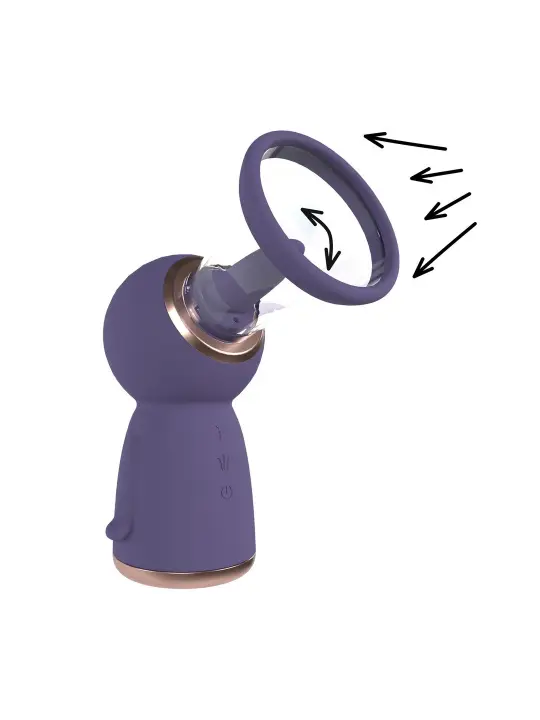 BOMBA PARA VULVA E SEIOS EXQUISITE ROXO PUMPED