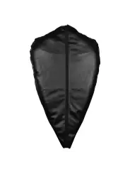 RESTRIÇÃO DE BRAÇOS ZIP-UP FULL ARM AND SHOULDER SLEEVE PRETO XTREME OUCH!