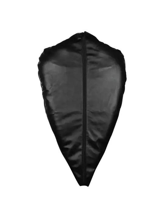 RESTRIÇÃO DE BRAÇOS ZIP-UP FULL ARM AND SHOULDER SLEEVE PRETO XTREME OUCH!