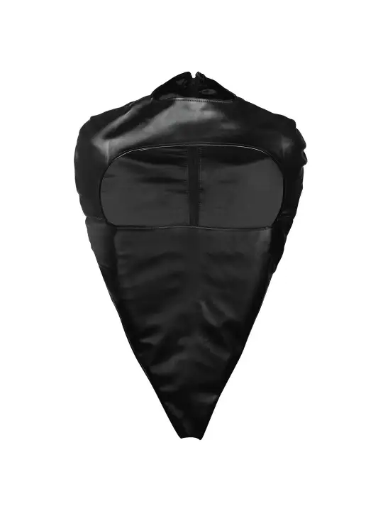 RESTRIÇÃO DE BRAÇOS ZIP-UP FULL ARM AND SHOULDER SLEEVE PRETO XTREME OUCH!