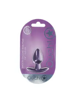 PLUG ANAL SMOOTH SILICONE SMALL 2.6 /6,5 CM METALLIC PURPLE OUCH!