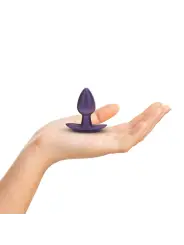 PLUG ANAL SMOOTH SILICONE SMALL 2.6 /6,5 CM METALLIC PURPLE OUCH!