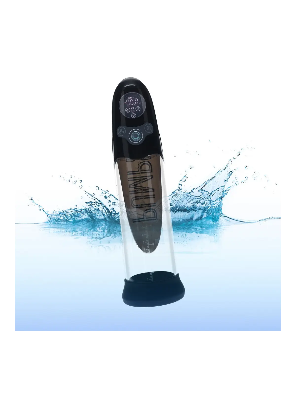 BOMBA AUTOMÁTICA PARA O PÉNIS COM IA AQUA-PRO PRETO PUMPED
