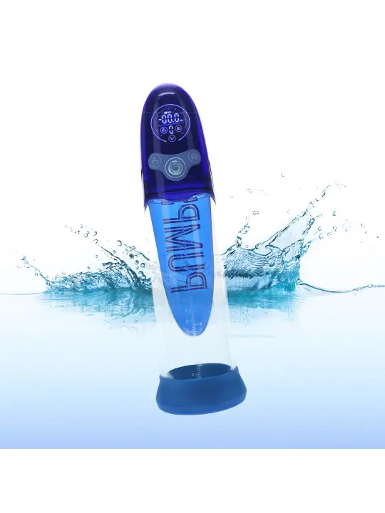 BOMBA AUTOMÁTICA PARA O PÉNIS COM IA AQUA-PRO AZUL PUMPED