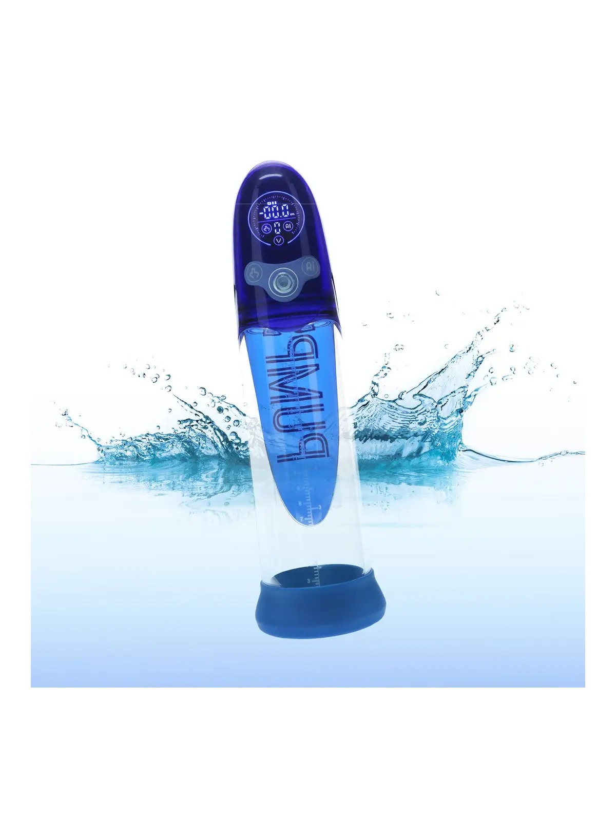 BOMBA AUTOMÁTICA PARA O PÉNIS COM IA AQUA-PRO AZUL PUMPED