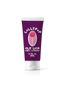 GEL PARA SEXO ORAL COM SABOR A FRAMBOESA LOLLYPOP CLIT LICK 1.7 FL OZ/ 50 ML PHARMQUESTS