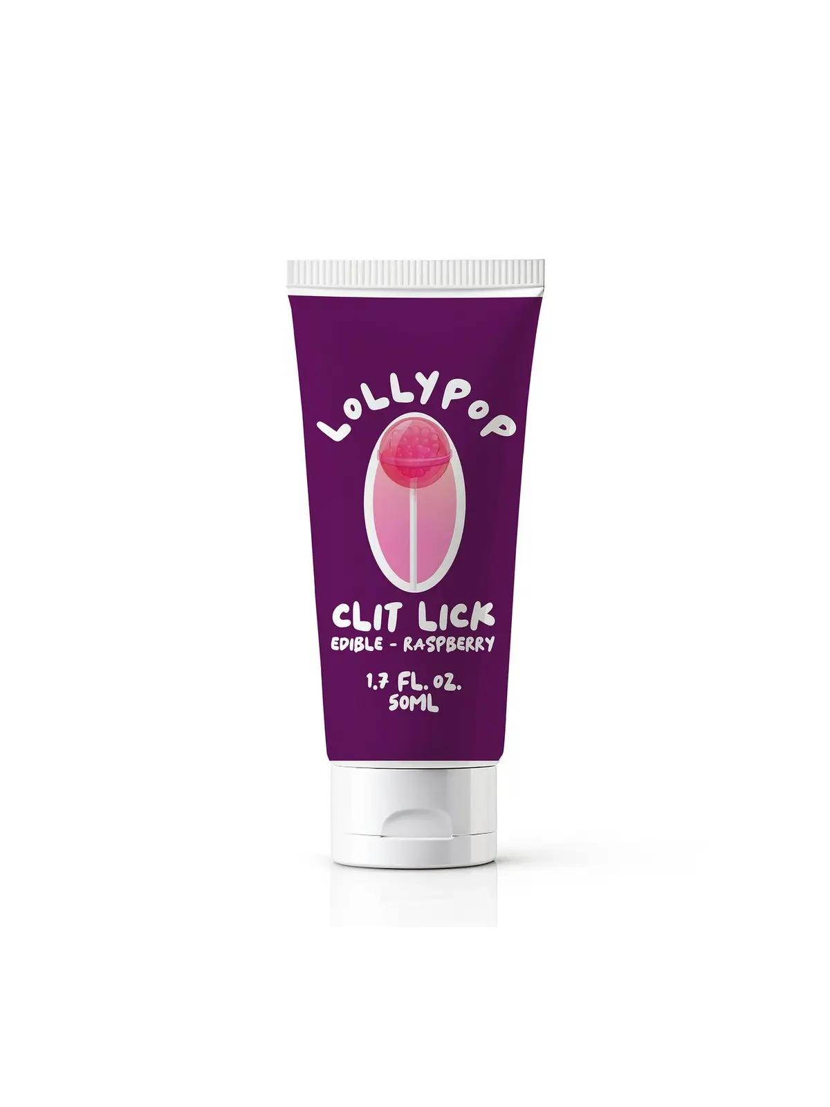 GEL PARA SEXO ORAL COM SABOR A FRAMBOESA LOLLYPOP CLIT LICK 1.7 FL OZ/ 50 ML PHARMQUESTS