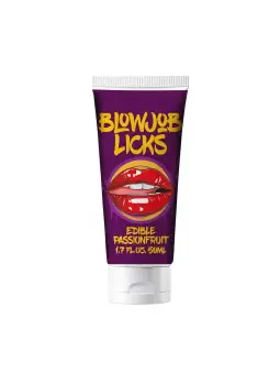 GEL PARA SEXO ORAL COM SABOR A MARACUJÁ BLOW JOB LICKS 1.7 FL OZ/ 50 ML PHARMQUESTS