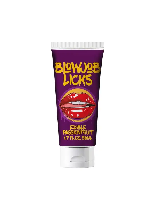 GEL PARA SEXO ORAL COM SABOR A MARACUJÁ BLOW JOB LICKS 1.7 FL OZ/ 50 ML PHARMQUESTS