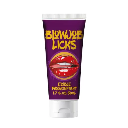 GEL PARA SEXO ORAL COM SABOR A MARACUJÁ BLOW JOB LICKS 1.7 FL OZ/ 50 ML PHARMQUESTS