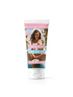 GEL PARA SEXO ORAL COM SABOR A COCO PUSSY AND DICK LICK 1.7 FL OZ / 50 ML PHARMQUESTS