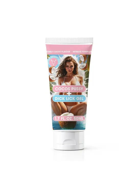 GEL PARA SEXO ORAL COM SABOR A COCO PUSSY AND DICK LICK 1.7 FL OZ / 50 ML PHARMQUESTS