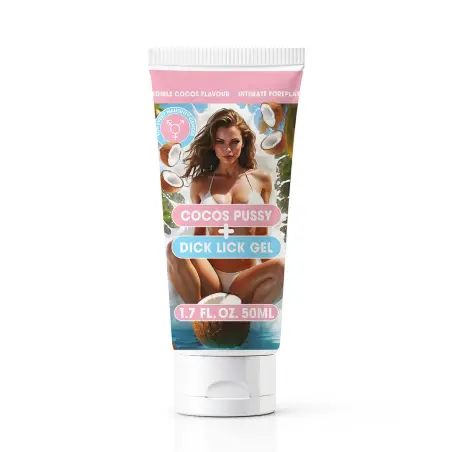 GEL PARA SEXO ORAL COM SABOR A COCO PUSSY AND DICK LICK 1.7 FL OZ / 50 ML PHARMQUESTS