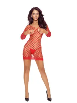 VESTIDO BS108 VERMELHO PASSION