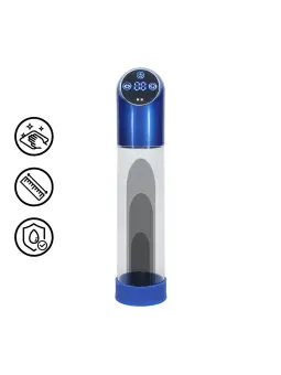 BOMBA AUTOMÁTICA PARA PÉNIS METAL BLUE PUMPED 