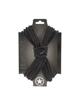 CORDA DE POLIÉSTER PARA BONDAGE 32.8 FT / 10 M PRETA OUCH!