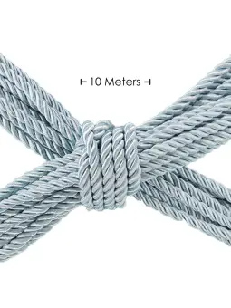 CORDA DE POLIÉSTER PARA BONDAGE 32.8 FT / 10 M AZUL POWDER OUCH!