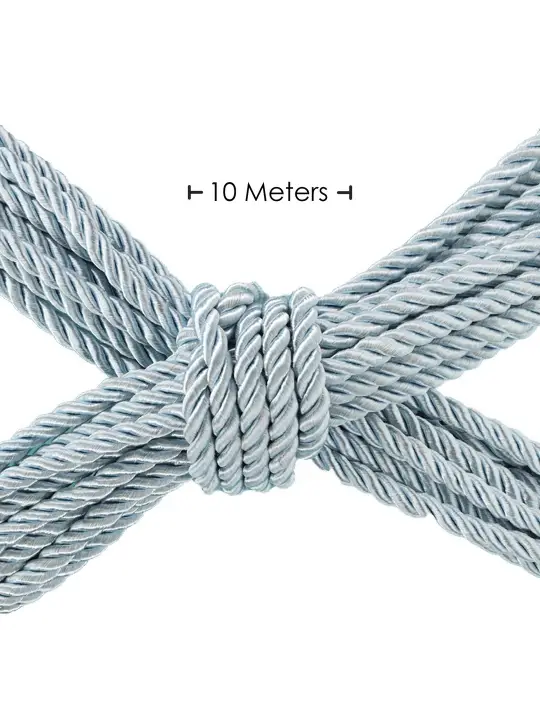 CORDA DE POLIÉSTER PARA BONDAGE 32.8 FT / 10 M AZUL POWDER OUCH!