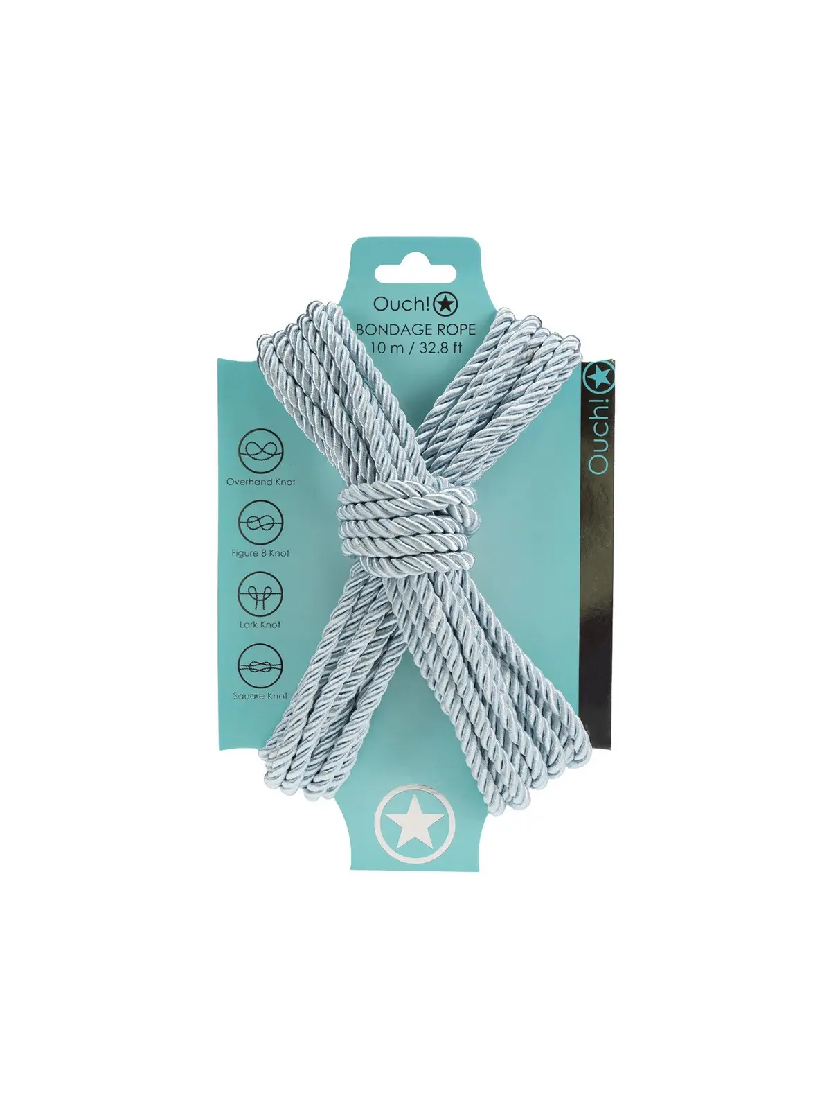 CORDA DE POLIÉSTER PARA BONDAGE 32.8 FT / 10 M AZUL POWDER OUCH!