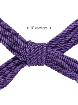 CORDA DE POLIÉSTER PARA BONDAGE 32.8 FT /10 M ROXO OUCH!