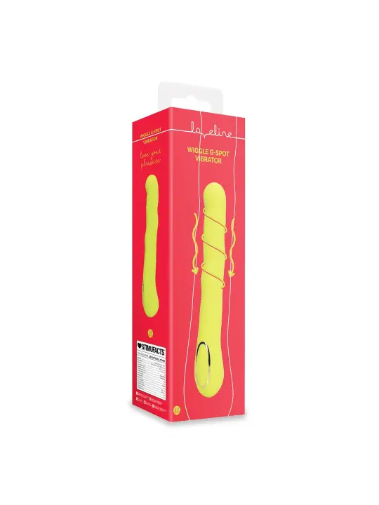 VIBRADOR PARA PONTO G WIGGLE LIME PASSION LOVELINE