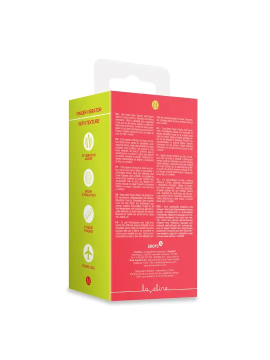 VIBRADOR DE DEDO COM TEXTURA SUNRISE RED LOVELINE