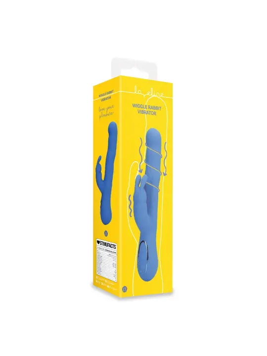 VIBRADOR WIGGLE RABBIT JETSET BLUE LOVELINE 