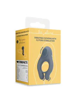 ANEL VIBRATÓRIO COM ESTIMULAÇÃO CLITORIANA AZUL ÍNDIGO LOVELINE