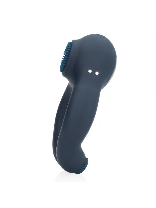 ANEL VIBRATÓRIO COM ESTIMULAÇÃO CLITORIANA AZUL ÍNDIGO LOVELINE