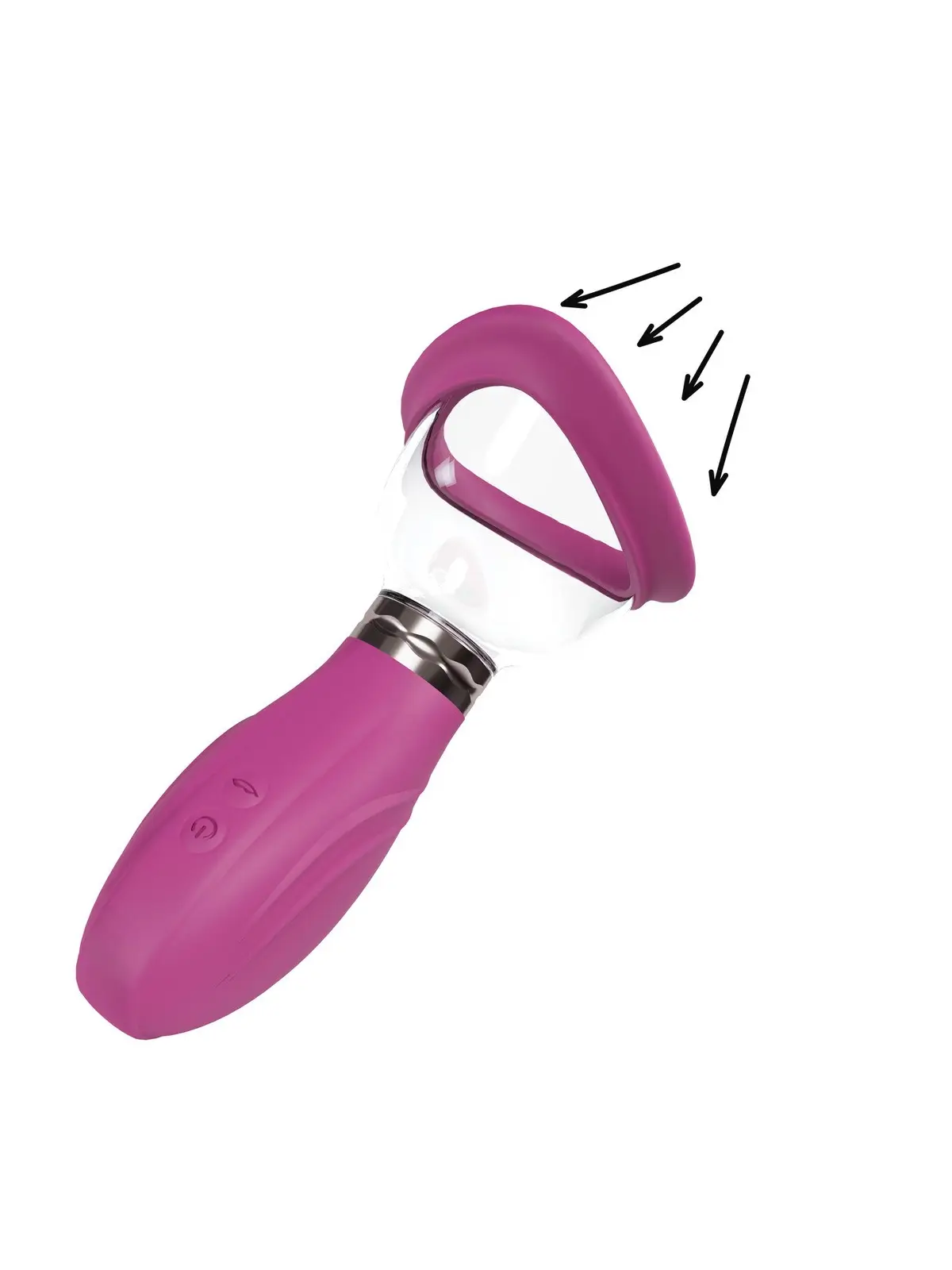 BOMBA PARA VULVA E SEIOS DELIGHTFUL ROSA PUMPED 