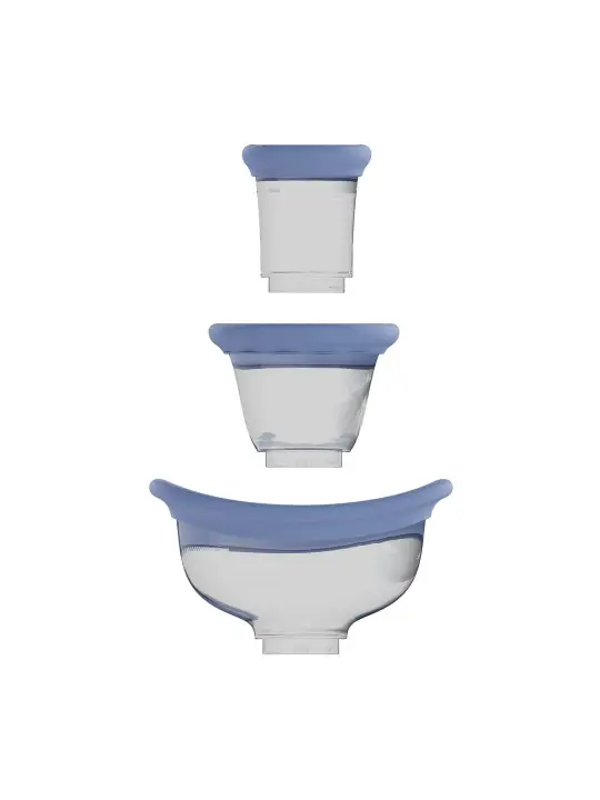 BOMBA PARA VULVA E SEIOS AROUSING BLUE PUMPED 