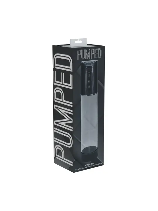 BOMBA RECARREGÁVEL PARA O PÉNIS HYPERPUMP GUN METAL PUMPED 