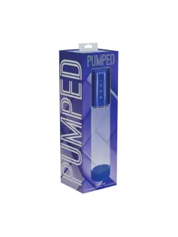 BOMBA RECARREGÁVEL PARA O PÉNIS HYPERPUMP METALLIC BLUE PUMPED 