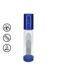 BOMBA RECARREGÁVEL PARA O PÉNIS HYPERPUMP METALLIC BLUE PUMPED 