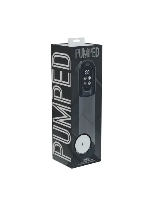 BOMBA PARA O PÉNIS AUTOMÁTICA E MASTURBADOR ENGAGE GUN METAL PUMPED