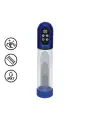 BOMBA PARA O PÉNIS AUTOMÁTICA E MASTURBADOR ENGAGE METALLIC BLUE PUMPED