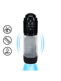 BOMBA MASTURBADORA AUTOMÁTICA TECHNOTHRUST PRETA PUMPED 