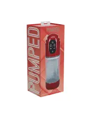 BOMBA MASTURBADORA AUTOMÁTICA TECHNOTHRUST METALLIC RED PUMPED 
