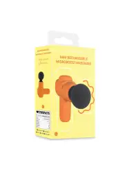 MINI MASSAJADOR RECARREGÁVEL MICROBOOST LARANJA LOVELINE 
