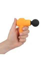 MINI MASSAJADOR RECARREGÁVEL MICROBOOST LARANJA LOVELINE 