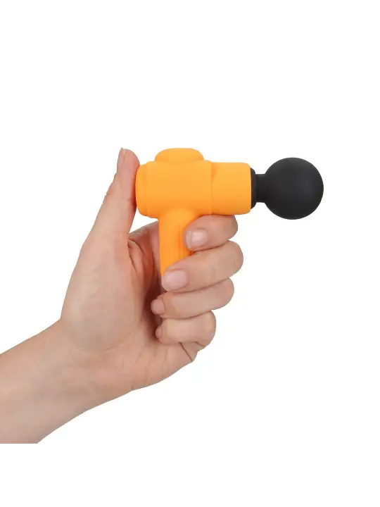MINI MASSAJADOR RECARREGÁVEL MICROBOOST LARANJA LOVELINE 