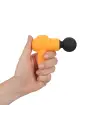 MINI MASSAJADOR RECARREGÁVEL MICROBOOST LARANJA LOVELINE 