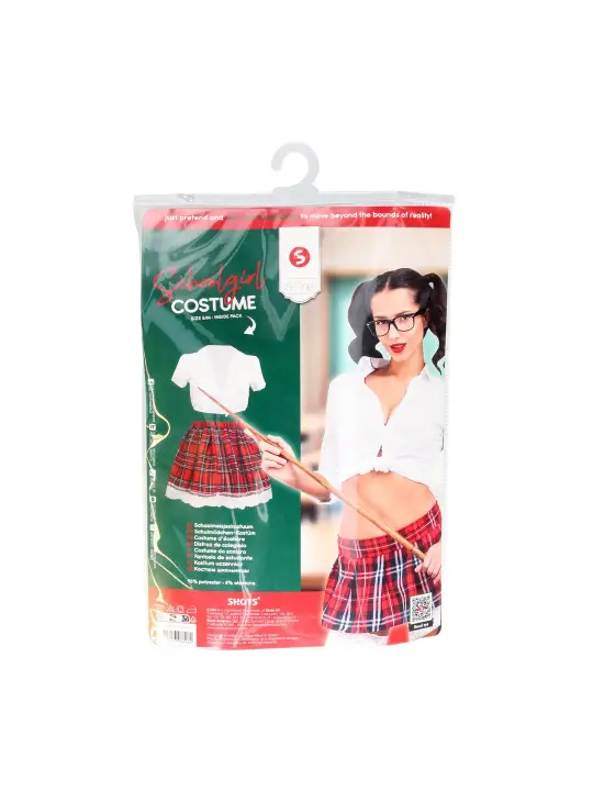 FANTASIA DE ESTUDANTE BRANCO S-LINE 