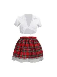 FANTASIA DE ESTUDANTE BRANCO S-LINE 