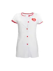 FANTASIA DE ENFERMEIRA BRANCO S-LINE 